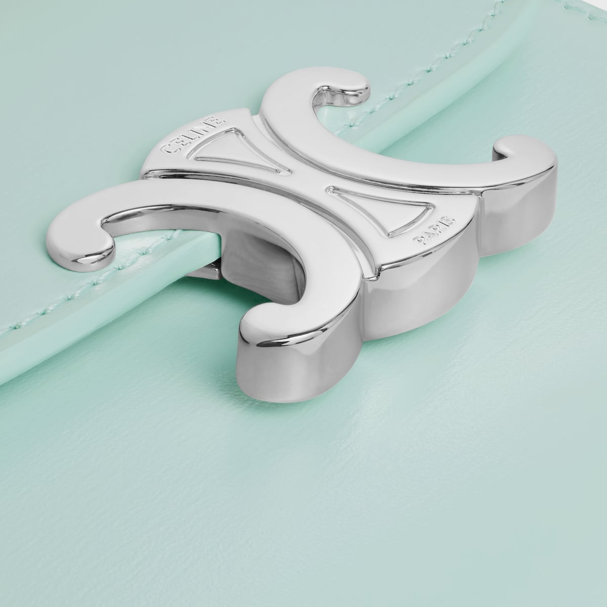 Small Flap Wallet TRIOMPHE IN Shiny calfskin - Image 4